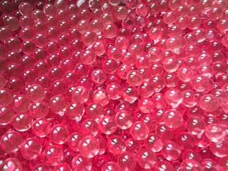 red bubbles background
