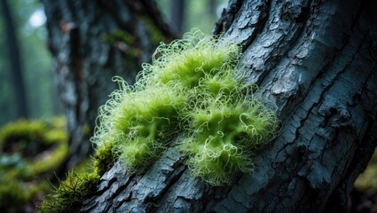 Usnea cornuta (beard lichen): Uses as deodorant, food, and fire starter