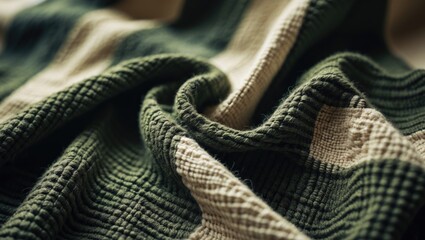 Plaid fabric pattern as background