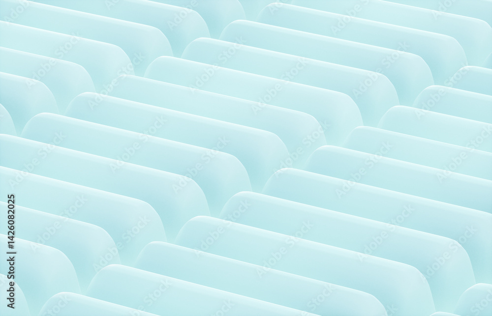 Poster Abstract futuristic geometric pattern background. 3d rendering