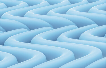 Obraz premium Abstract futuristic geometric pattern background. 3d rendering