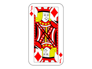 トランプの１１　ダイヤ