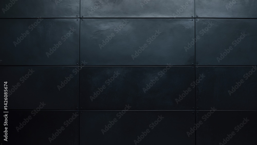 Poster black metal texture background with detailed material pattern for design in work backdrop concept