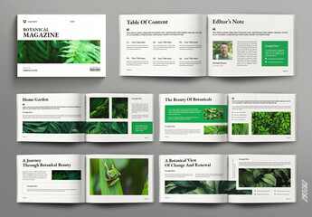 Botanical Magazine Layout
