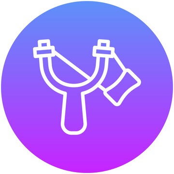 recommend clip art: Slingshot Icon