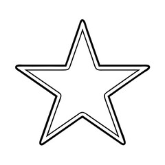 blue star with white border icon, blue star with white border line art - simple line art of blue star with white border, perfect for blue star with white border logos and icons