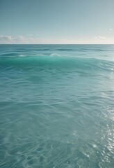 Gentle wave-like gradient from pale to deep aqua, mirroring a calm sea ,  image,  graphic