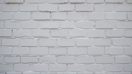 Fototapeta premium White brick wall background