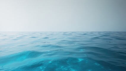 Fototapeta premium Water surface overview with bubbles and waves
