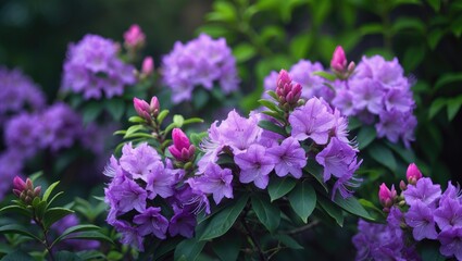 Beautiful flowers of the Azalea bush