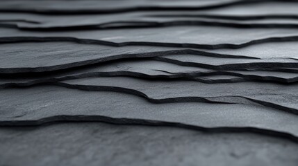 Layered dark grey stone texture