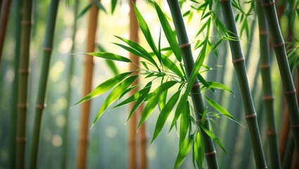 Bamboos are a varied group of mostly evergreen perennial flowering plants belonging to the grass family subfamily.