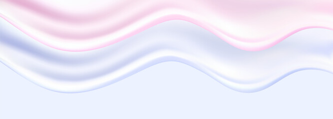 Liquid pink blue vector dripping ice cream texture.Glossy sugary flow drip.