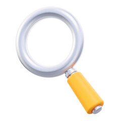 magnifying glass 3d illustration © Aditya