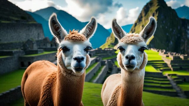 Llama in the Ancient City