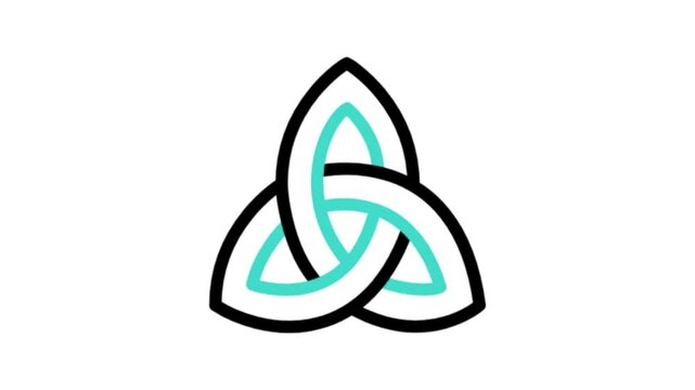 vector illustration of a blue iron