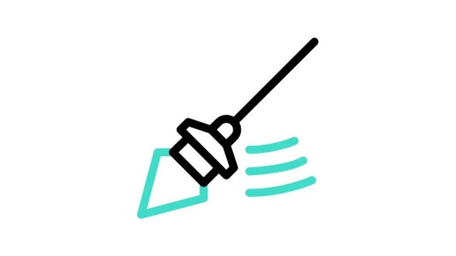 hand holding a shovel