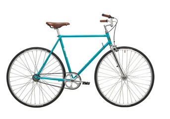 Fototapeta premium Vintage Green Bicycle Classic Road Bike