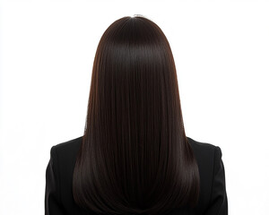 Naklejka premium Beautiful hair of a beauty, hairstyle advertising design