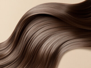 Beautiful hair of a beauty, hairstyle advertising design