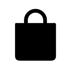 shopping bag check icon vector illustration
