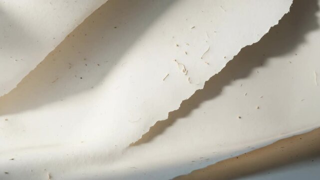 Luxury eco paper background made from recycled fine paper and natural fibers