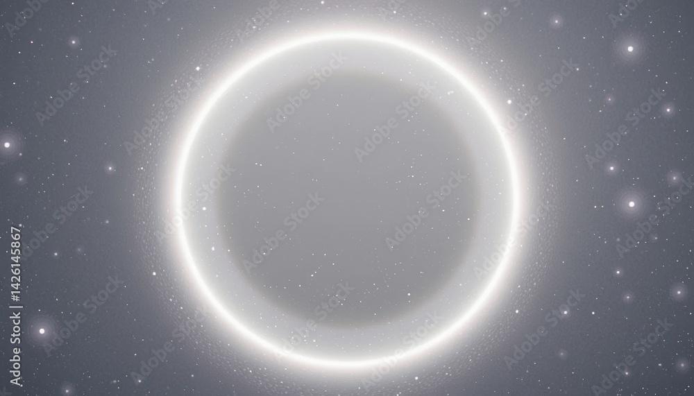 Poster ethereal cosmic event outer space digital art starry background close-up view mystical universe conc