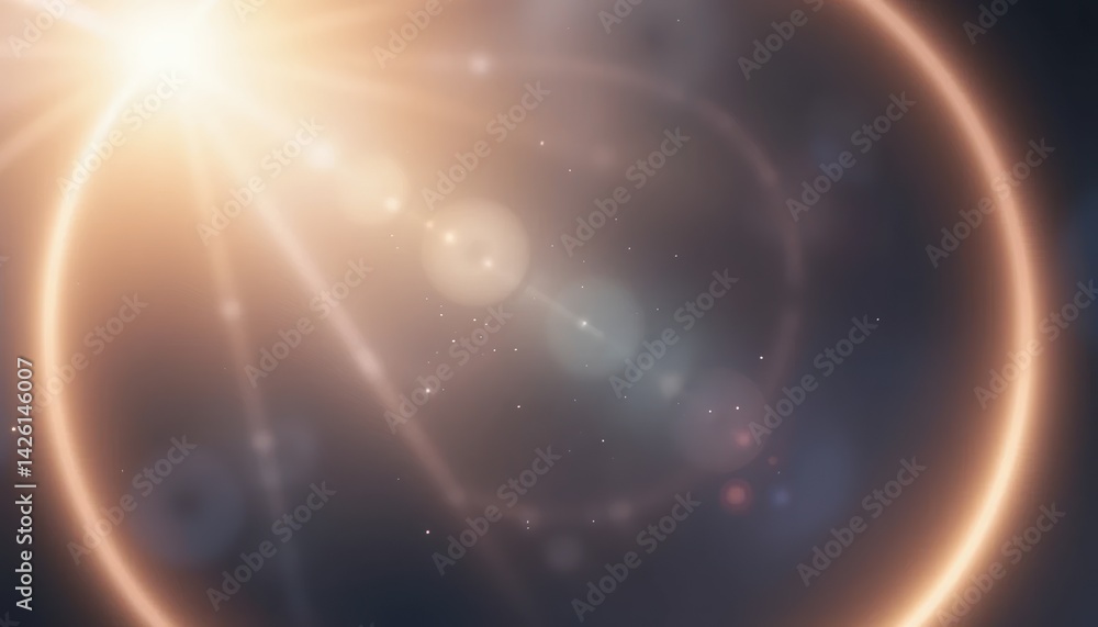 Poster cosmic event celestial light burst space digital imagery outer space abstract viewpoint stellar phen