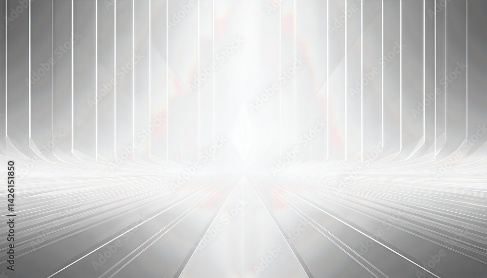 Poster minimal geometric white light background abstract design a striking eps vector artwork radiating mod