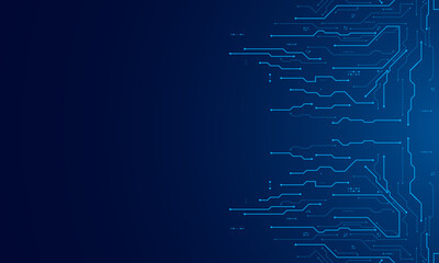 vector futuristic circuit board , Electronic motherboard , Communication and engineering concept , Hi-tech digital technology concept