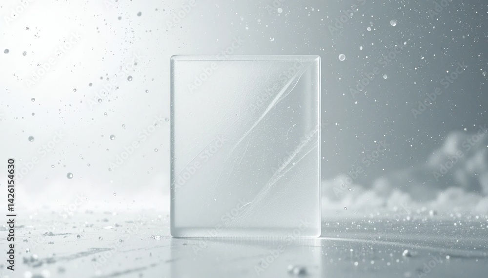 Poster dynamic water splash action studio setup high-definition photography minimalist environment close-up