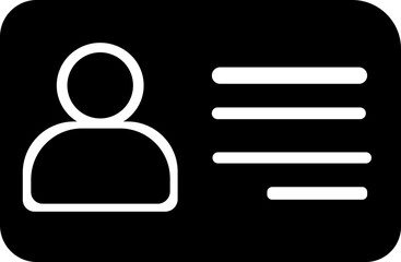 ID Card icon set. ID Card with Circle tick approved symbol. Driver's license Identification card icon symbol, vector illustration, isolated on transparent background