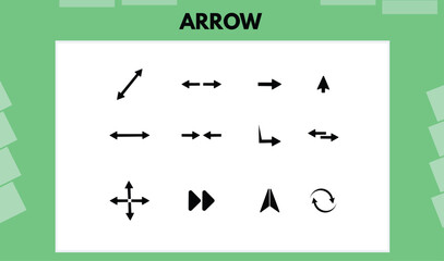 Arrow collection design vector illustration