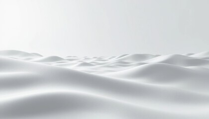 Fototapeta premium Calm movement of white waves serene landscape abstract content minimalist environment aerial view tranquility concept