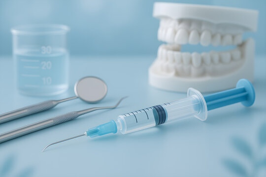 Zahnmedizin, Zahnarztpraxis, Zahnarzt, Kieferchirurg, Klinik, Labor, Spritze, Gebiss, Mundsp&uuml;lung, Labor, Werkzeug