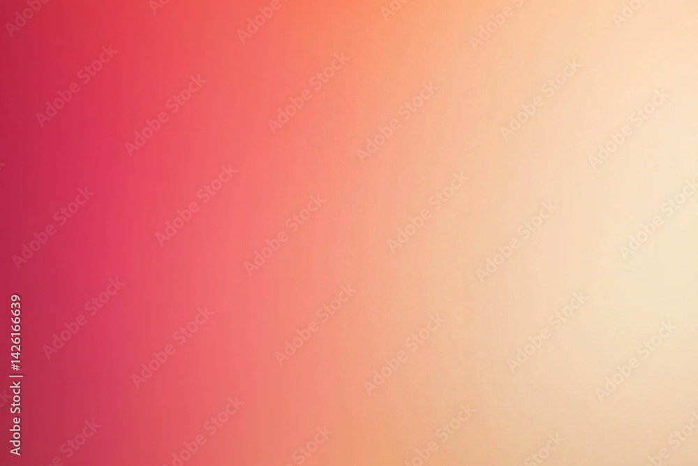 Aufkleber Colorful gradient background transitioning from deep pink to light peach in a smooth blend suitable for artistic designs
