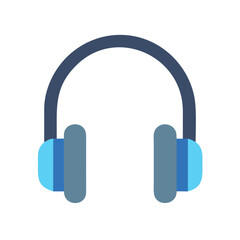 Blue Headphones: Music, Audio, Entertainment, and Communication