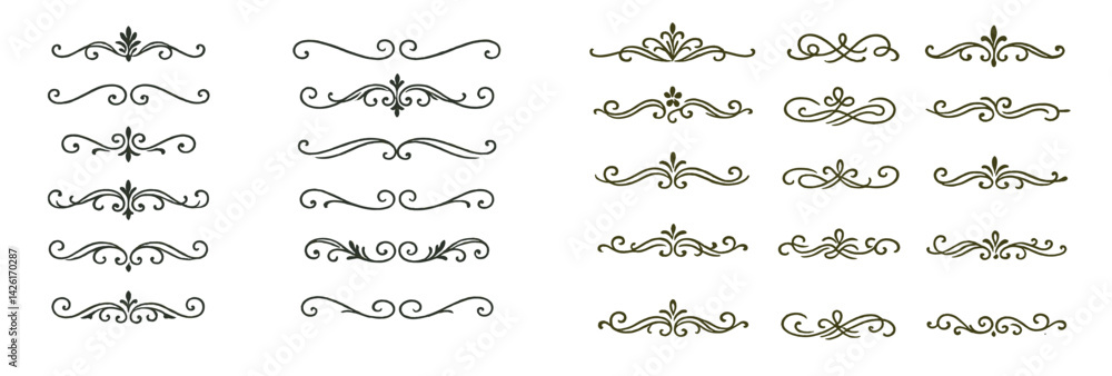 Poster Web icons designed in line style for various digital applications and user interfaces