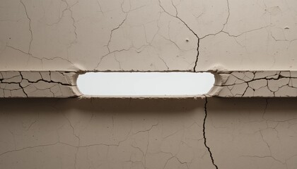 Cracked wall detail abandoned building photography urban environment close-up view visual texture and decay