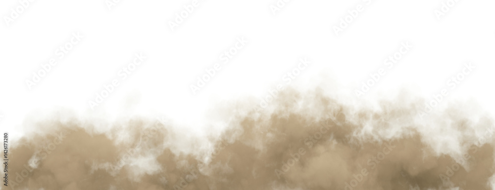 Poster dust sand clouds freedom floating isolated on transparent backgrounds 3d illustrations png file