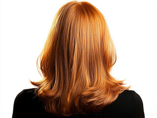 Naklejka premium Beautiful hair of a beauty, hairstyle advertising design