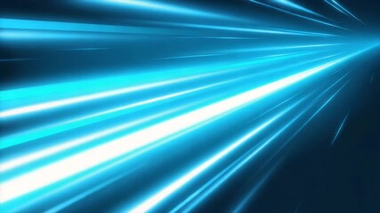 blue neon tech rays lines speed dynamic flow background video motion