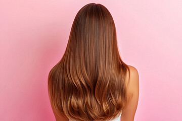 Fototapeta premium Beautiful hair of a beauty, hairstyle advertising design