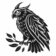 bird, eagle, vector, illustration, animal, cartoon, head, nature, wild, tattoo, hawk, wildlife, black, feather, symbol, raven, beak, drawing, art, animals, logo, design, flying, crow, falcon
