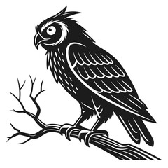 bird, eagle, vector, illustration, animal, cartoon, head, nature, wild, tattoo, hawk, wildlife, black, feather, symbol, raven, beak, drawing, art, animals, logo, design, flying, crow, falcon