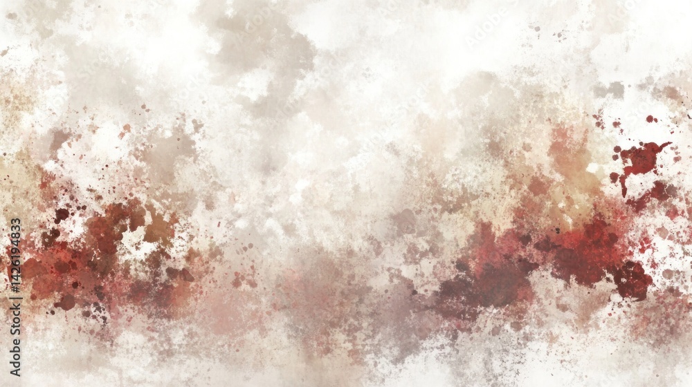 Poster abstract textured surface with splatter marks.