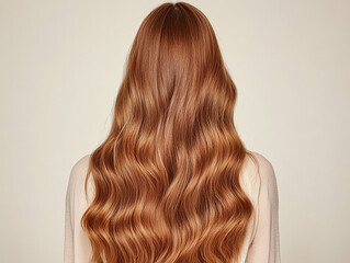 Fototapeta premium Beautiful hair of a beauty, hairstyle advertising design