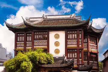 Traditional chinese architecture in Shanghai, China