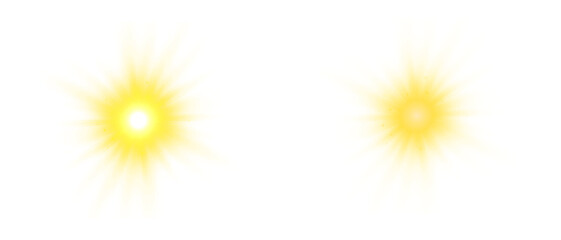 Png transparent sunlight with golden glare and sunbeam flare. Bright sun rays, light leaks, and glowing solar burst for summer designs. PNG overlay with radiant shine effect.