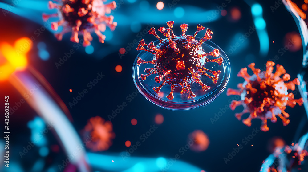 Poster understanding virus spread dynamics global context scientific visualization digital environment macr